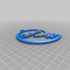 Robert Ornament 3D Printer Model