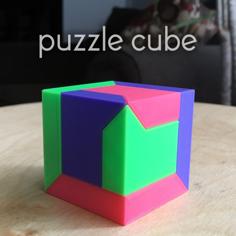 Puzzle Cube (easy Print No Support) 3D Printer Model