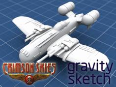 Crimson Skies – Sanderson FB14 Vampire 3D Printer Model