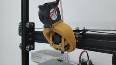 Radial Fan Fang 3D Printer Model