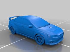 Mitsubishi Lancer Evolution 3D Printer Model