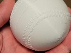 Baseball Container (Split Baseball) 3D Printer Model