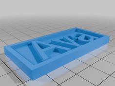 Name Tag Pins 3D Printer Model