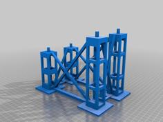 1/18th Scale Crawler Bridge 3D Printer Model