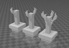 Basic Tavern Torch Posts (Dragon Blocks Compatible) 3D Printer Model