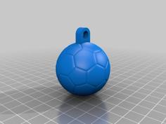 Football Keychain 3D Printer Model