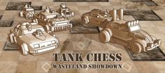 TANK CHESS – Wasteland Themed Custom Vehicles 3D Printer Model