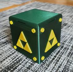 Zelda Triforce Switch Cartridge Case 3D Printer Model