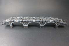 OpenForge 2.0 Stone Bridge (Set 4) Narrow Bridges 3D Printer Model