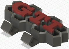 Golf GTi Inspired Car Key Hook V2 3D Printer Model