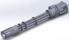 War Machine Minigun 3D Printer Model