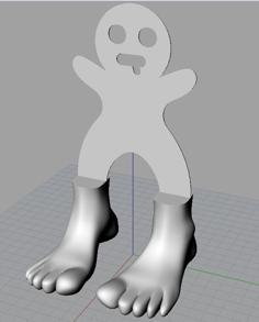 Bookmark Feet 3D Printer Model