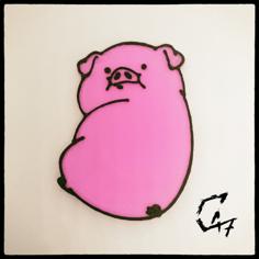 Waddles – Fridge Magnet 3D Printer Model