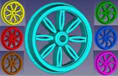 Era 1 Wheels For 1 Gauge Trains (1/32) 3D Printer Model