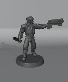 STREET SCUM – JERRY – TABLETOP MINIATURE – TRPG – CYBERPUNK RED/SCI-FI/MODERN – FREE 3D Printer Model