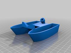 Balloon Shell Cat Bath Boat 3D Printer Model