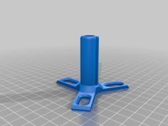 Model Rocket Display Stand (18mm) 3D Printer Model