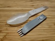 The Luha (Folding Spork) 3D Printer Model