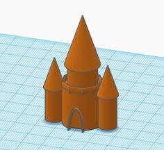 Mini Castle Tower Boardgame 3D Printer Model