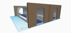 N-Scale Tube Tunnel 3D Printer Model