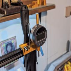 Ender 3 Tool Holder With Gauge 3D Printer Model