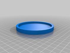 10 Cm Round Coaster 3D Printer Model