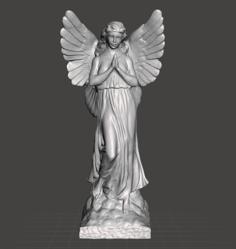 Garden Angel Statue 3D Printer Model