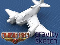 Crimson Skies – Bristol Type 140 Balmoral 3D Printer Model