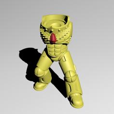 Space Golden Warrior Body 3D Printer Model