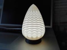 Pine Cone Design LED Lamp 3D Printer Model