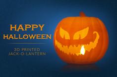 3D Printed Jack-o-Lantern 3D Printer Model