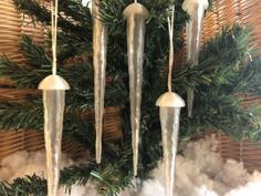 Icicle Ornaments 3D Printer Model