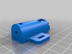 Ball-Spring Latch For Doors Or Cabinets 3D Printer Model