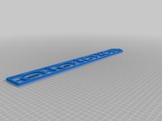 Blood Bowl Range Ruler 3D Printer Model