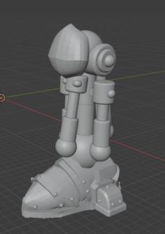 Primary Space Pegleg 3D Printer Model