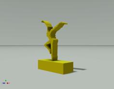 Firedancer Desk Figurine 3D Printer Model