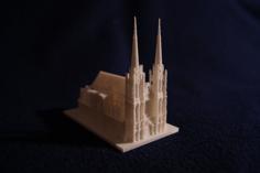 Clermont-Ferrand Cathedral 3D Printer Model