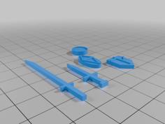 Swords And Shields 3D Printer Model