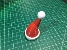 Dual/Multi Material Santa Hat Bottle Topper 3D Printer Model