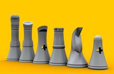 Chess Set 3D Printer Model