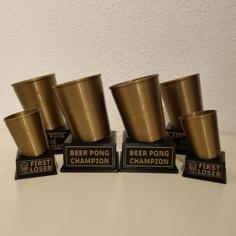 BEER PONG TROPHY 3D Printer Model