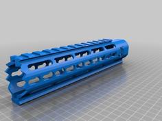 M4 Handguard 10 Inch 3D Printer Model