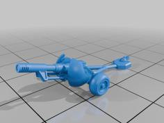 Towed Artillery 3D Printer Model