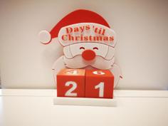 Numbers For Christmas Advent Calender 3D Printer Model