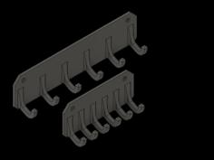 Key Hook No Tray 3D Printer Model