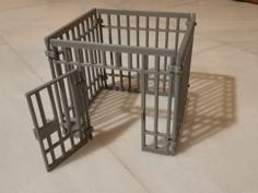 Playmobil Animal Cage – Criminal Prison 3D Printer Model