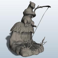 Fishing For Salmon 3D Printer Model