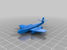 Gloster Meteor 3D Printer Model