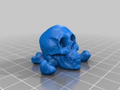 Skull & Bones Keychains 3D Printer Model