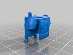 Accurate Brick-Like Mando Armor 3D Printer Model